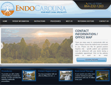 Tablet Screenshot of endocarolina.com